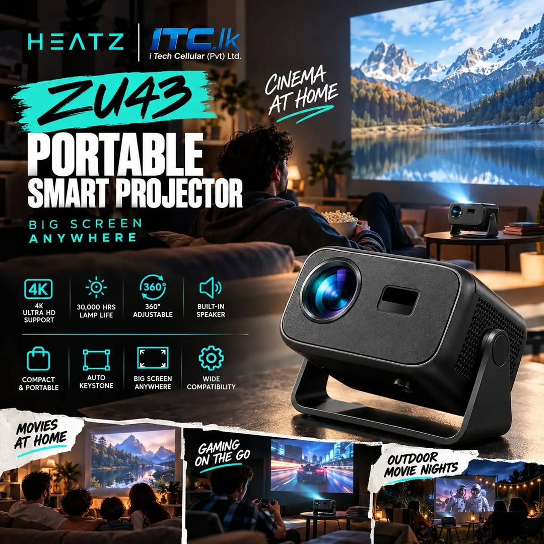 HEATZ ZU43 portable smart projector