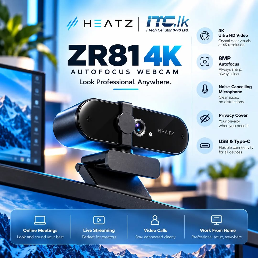 HEATZ ZR81 4K autofocus webcam